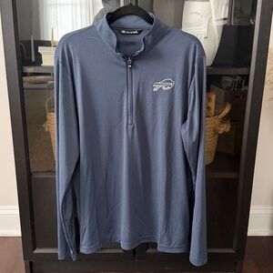 Travis Matthew NFL Buffalo Bills Men's Blue Quarter-Zip Shirt